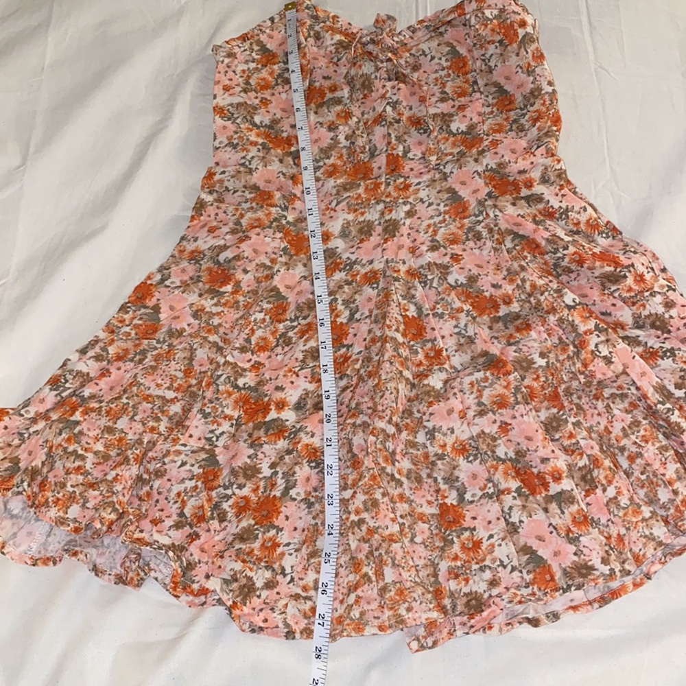 Wild Fable Floral Sundress - Rust & Pink Combo - Picture 11 of 13